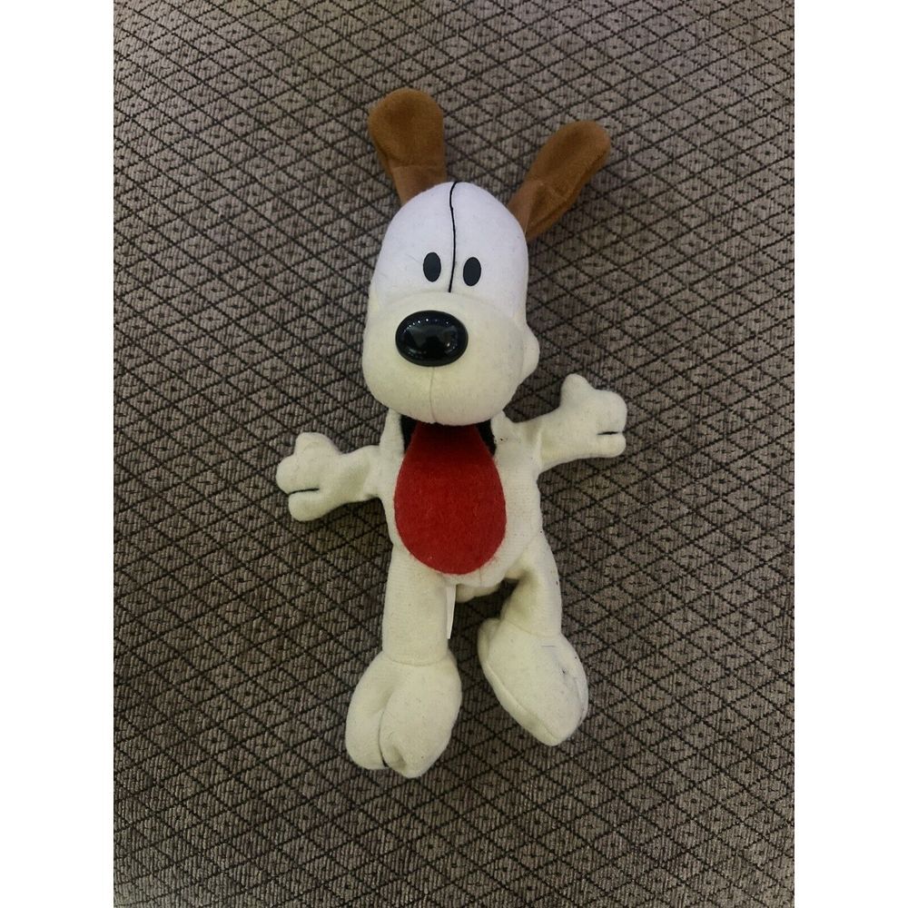 Garfield Odie Plush Stuffed Animal 7" Vintage Cartoon Tv‎ Show Dog Rare Yellow